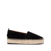 Philipp Plein Skalle Espadriller i Svart Läder Black, Dam