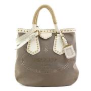 Prada Vintage Pre-owned Canvas prada-vskor Brown, Dam