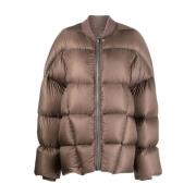 Rick Owens Brun Puffer- & Dunjacka Brown, Dam