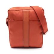 Hermès Vintage Pre-owned Canvas axelremsvskor Orange, Dam