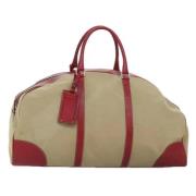 Prada Vintage Pre-owned Canvas prada-vskor Beige, Dam