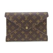 Louis Vuitton Vintage Pre-owned Tyg louis-vuitton-vskor Brown, Dam