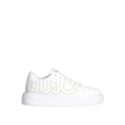 Liu Jo Vita Strass Logo Sneakers White, Dam