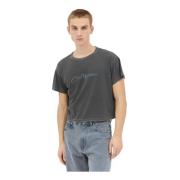 ERL California Distressed Grafisk T-shirt Gray, Herr