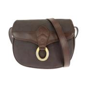 Dior Vintage Pre-owned Canvas crossbodyvskor Brown, Dam