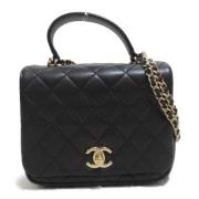 Chanel Vintage Pre-owned Laeder chanel-vskor Black, Dam