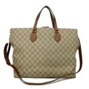 Gucci Vintage Pre-owned Canvas gucci-vskor Beige, Dam