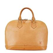 Louis Vuitton Vintage Pre-owned Laeder handvskor Beige, Dam