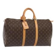 Louis Vuitton Vintage Pre-owned Canvas resvskor Brown, Dam