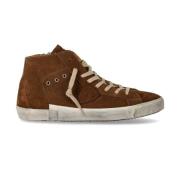 Philippe Model Cognac Päls High-Top Sneaker Brown, Herr