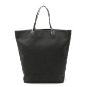 Gucci Vintage Pre-owned Canvas totevskor Black, Dam