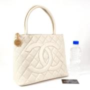 Chanel Vintage Pre-owned Laeder chanel-vskor White, Dam