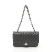 Chanel Vintage Pre-owned Laeder crossbodyvskor Black, Dam