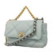 Chanel Vintage Pre-owned Laeder chanel-vskor Blue, Dam