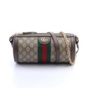 Gucci Vintage Pre-owned Canvas crossbodyvskor Beige, Dam