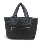 Chanel Vintage Pre-owned Canvas chanel-vskor Black, Dam