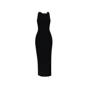 Michael Kors Midi Dresses Black, Dam