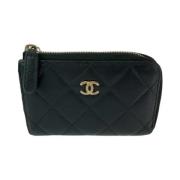 Chanel Vintage Pre-owned Laeder plnbcker Black, Dam