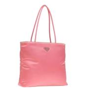 Prada Vintage Pre-owned Nylon prada-vskor Pink, Dam