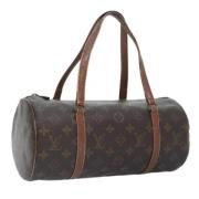 Louis Vuitton Vintage Pre-owned Canvas handvskor Brown, Dam