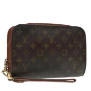 Louis Vuitton Vintage Pre-owned Canvas kuvertvskor Brown, Dam