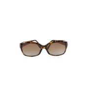 Dior Vintage Pre-owned Tyg solglasgon Brown, Dam