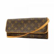 Louis Vuitton Vintage Pre-owned Tyg louis-vuitton-vskor Brown, Dam