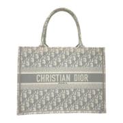 Dior Vintage Pre-owned Canvas totevskor Gray, Dam