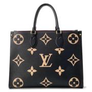 Louis Vuitton Vintage Pre-owned Tyg louis-vuitton-vskor Black, Dam