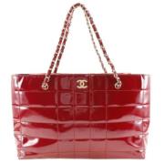 Chanel Vintage Pre-owned Laeder totevskor Red, Dam