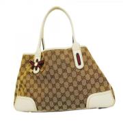 Gucci Vintage Pre-owned Canvas totevskor Beige, Dam