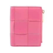 Bottega Veneta Vintage Pre-owned Laeder plnbcker Pink, Dam