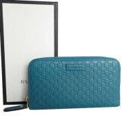 Gucci Vintage Pre-owned Laeder plnbcker Blue, Dam