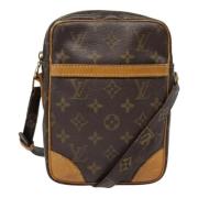 Louis Vuitton Vintage Pre-owned Canvas axelremsvskor Brown, Dam