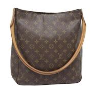 Louis Vuitton Vintage Pre-owned Canvas handvskor Brown, Dam