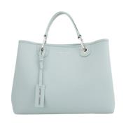 Emporio Armani Celeste Shopping Bag Stilren och Praktisk Blue, Dam