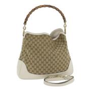 Gucci Vintage Pre-owned Canvas gucci-vskor Beige, Dam