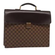 Louis Vuitton Vintage Pre-owned Canvas handvskor Brown, Dam