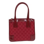 Gucci Vintage Pre-owned Canvas handvskor Red, Dam