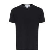 Comme des Garçons Stickad T-shirt i svart Black, Herr