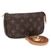 Louis Vuitton Vintage Pre-owned Canvas necessrer Brown, Dam