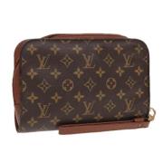 Louis Vuitton Vintage Pre-owned Canvas kuvertvskor Brown, Dam