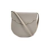 Yves Saint Laurent Vintage Pre-owned Laeder crossbodyvskor Beige, Dam