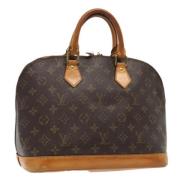 Louis Vuitton Vintage Pre-owned Canvas handvskor Brown, Dam