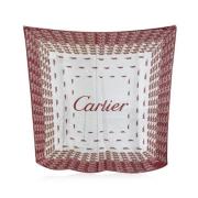 Cartier Vintage Pre-owned Silke sjalar Red, Dam