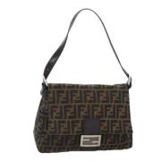 Fendi Vintage Pre-owned Canvas fendi-vskor Brown, Dam