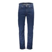 Napapijri Denim Jeans Blå Regular Fit Knapp Dragkedja Blue, Herr