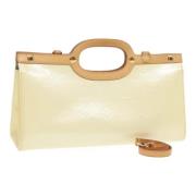 Louis Vuitton Vintage Pre-owned Laeder handvskor Beige, Dam