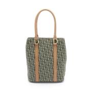 Dior Vintage Pre-owned Canvas totevskor Green, Dam