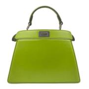 Fendi Vintage Pre-owned Laeder handvskor Green, Dam